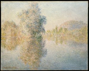 Vroege Ochtend aan de Seine bij Giverny door Claude Monet