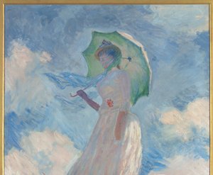 Figuurtest in de open lucht door Claude Monet