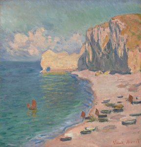 Étretat: Het strand en de Falaise d