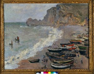 Etretat: het strand en de Porte d