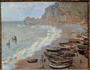 Etretat: het strand en de Porte d