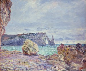 Etretat, het strand en de Porte d