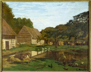 Boerenerf in Normandië (in het Pays de Caux)