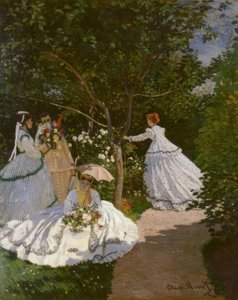 Vrouwen in de tuin