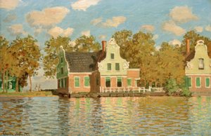 Huizen aan het water in Zaandam