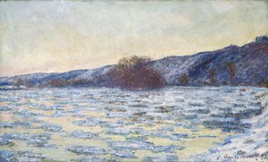 IJsvelden bij schemering, 1893