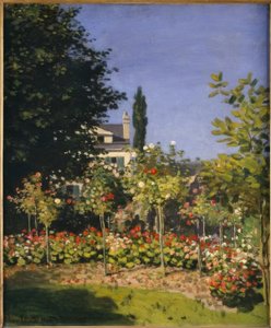 Bloementuin door Claude Monet
