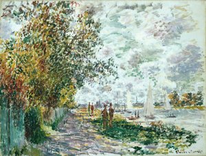 La Berge du Petit-Gennevilliers, ca. 1875