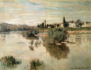 De Seine bij Lavacourt door Claude Monet