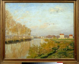 De Seine bij Argenteuil door Claude Monet