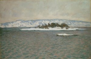 De Fjord van Christiania (Oslo) door Claude Monet
