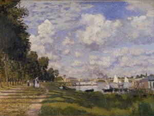 De vijver van Argenteuil door Claude Monet