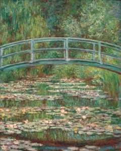 De vijver van de waterlelies door Claude Monet