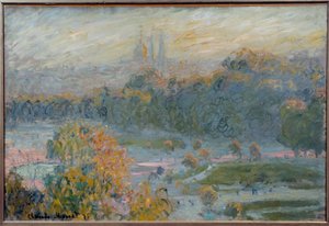 Le jardin des Tuileries door Claude Monet