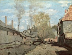 De beek van Robec door Claude Monet