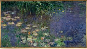 Les Nympheas (olieverf op doek) door Claude Monet