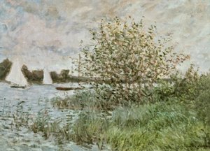De oevers van de Seine bij Argenteuil door Claude Monet