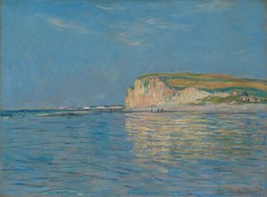 Laag tij bij Pourville, nabij Dieppe, 1882 door Claude Monet