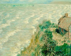 Stijgend Tij bij Pourville door Claude Monet