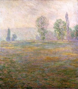 Weiden bij Giverny, 1888 door Claude Monet