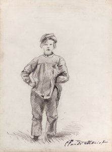 Monet - Jongen op het platteland, 1857, 2013.985 door Claude Monet