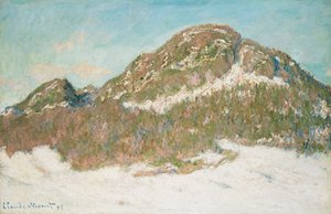 Berg Kolsaas, zonlicht effect, 1895 door Claude Monet