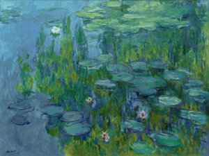 Waterlelies door Claude Monet