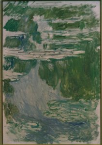 Waterlelies Studie door Claude Monet