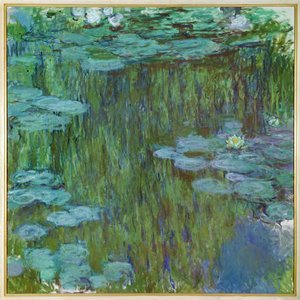Nympheas a Giverny (olieverf op doek) door Claude Monet