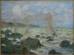 Vispark in Pourville door Claude Monet