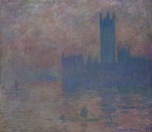 Parlement. Londen door Claude Monet
