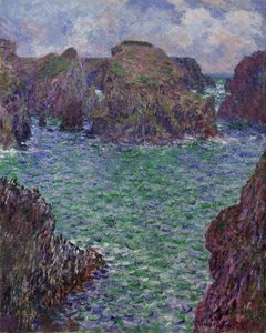 Port-Goulphar, Belle-Île door Claude Monet