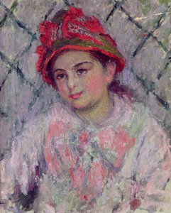 Portret van Blanche Hoschede (1864-1947) als Jong Meisje, ca. 1880