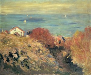 Pourville door Claude Monet