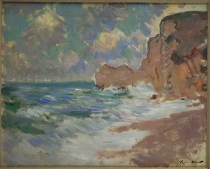 Terugtrekkende Golven door Claude Monet