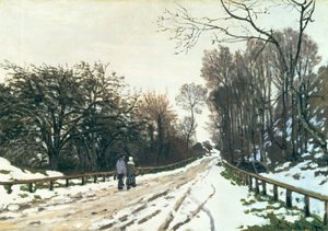 Weg naar de boerderij, St. Simeon, Honfleur, ca. 1867 door Claude Monet