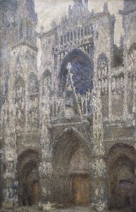 Kathedraal van Rouen, het westportaal, Harmonie in Grijs, 1894