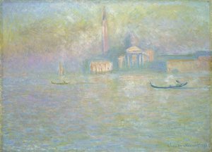 San Giorgio Maggiore, Venetië door Claude Monet