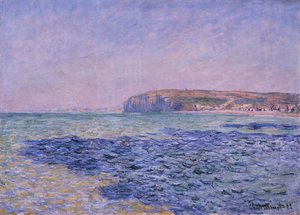 Schaduwen op de zee. De kliffen bij Pourville, 1882 door Claude Monet