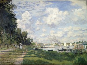Het Bekken van Argenteuil door Claude Monet