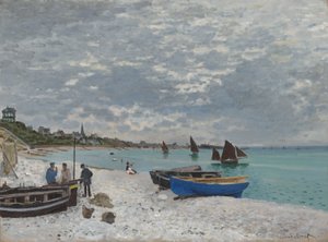 Het strand van Sainte-Adresse
