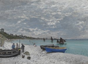 Het strand van Sainte-Adresse, 1867