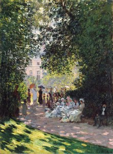 Het Parc Monceau door Claude Monet