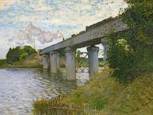 De Spoorbrug bij Argenteuil
