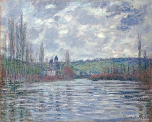 De Seine in overstroming bij Vetheuil, 1881