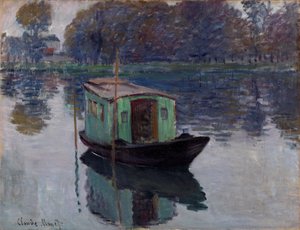 De Studio Boot door Claude Monet
