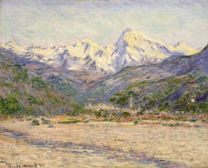 De Vallei van de Nervia door Claude Monet