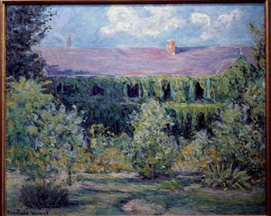 Het huis van de schilder Claude Monet in Giverny door Claude Monet