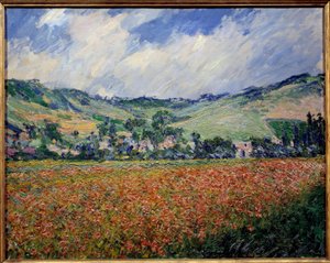 Het klaprozenveld door Claude Monet