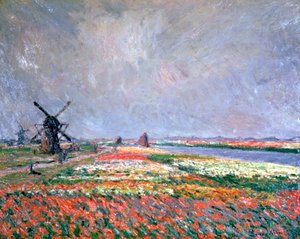 Tulpenvelden bij Leiden, 1886